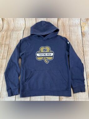 Under Armour Notre Dame Fighting Irish Hoodie Sweatshirt Youth Large